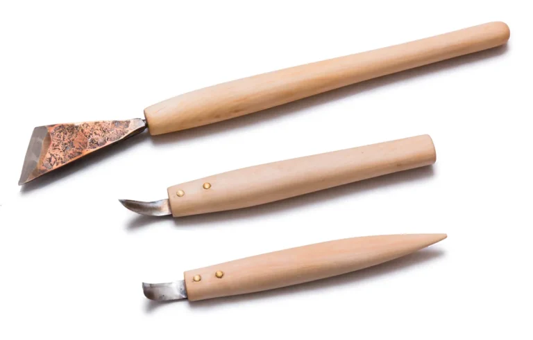 Skew chisel & bent knives